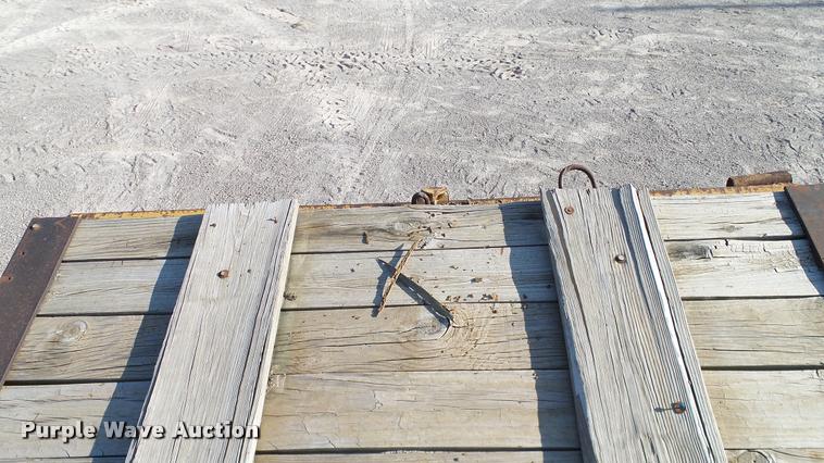 image for item DA6119 1967 Belshe tilt deck equipment trailer