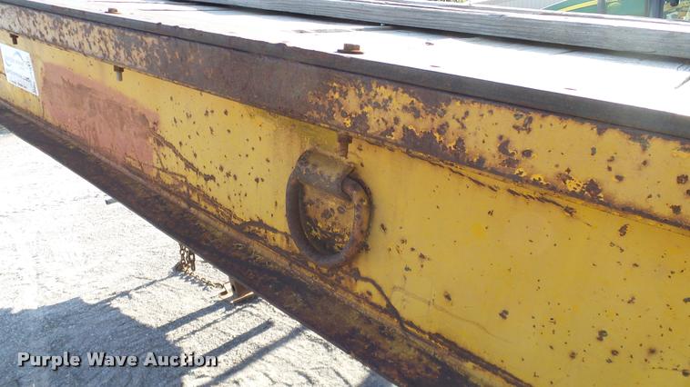 image for item DA6119 1967 Belshe tilt deck equipment trailer