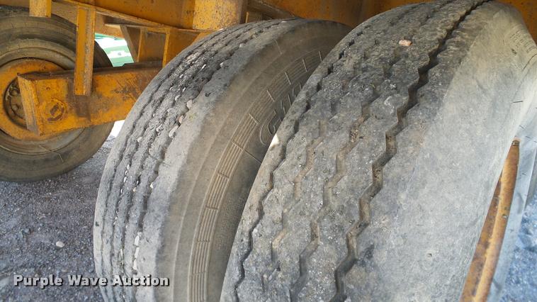 image for item DA6119 1967 Belshe tilt deck equipment trailer