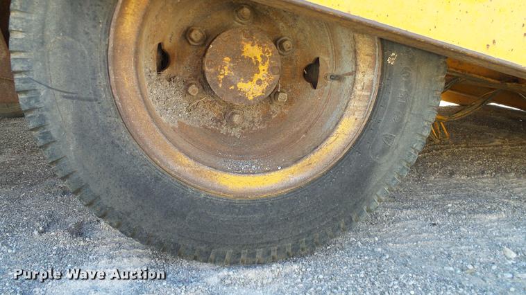 image for item DA6119 1967 Belshe tilt deck equipment trailer