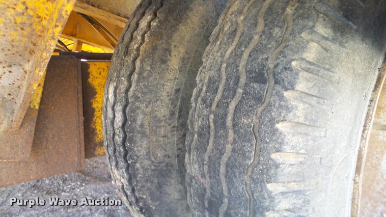 image for item DA6119 1967 Belshe tilt deck equipment trailer