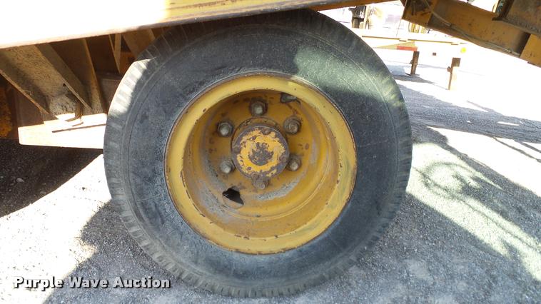 image for item DA6119 1967 Belshe tilt deck equipment trailer