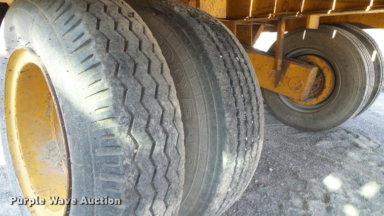 image for item DA6119 1967 Belshe tilt deck equipment trailer