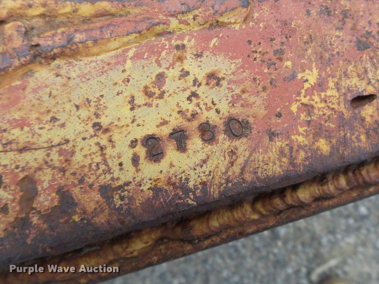 image for item DA6119 1967 Belshe tilt deck equipment trailer