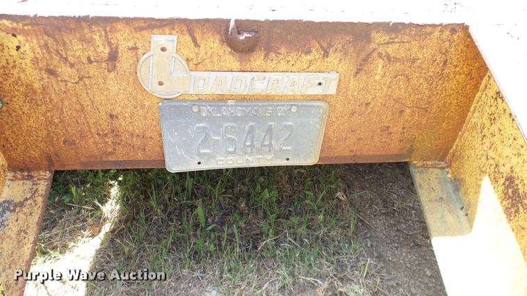 image for item DA6125 1971 Load Craft L-25-R equipment trailer