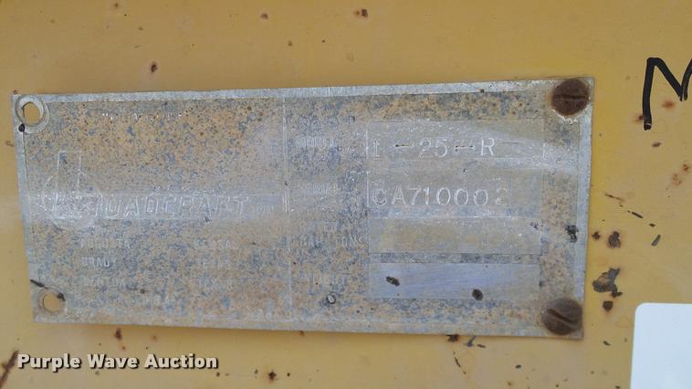 image for item DA6125 1971 Load Craft L-25-R equipment trailer