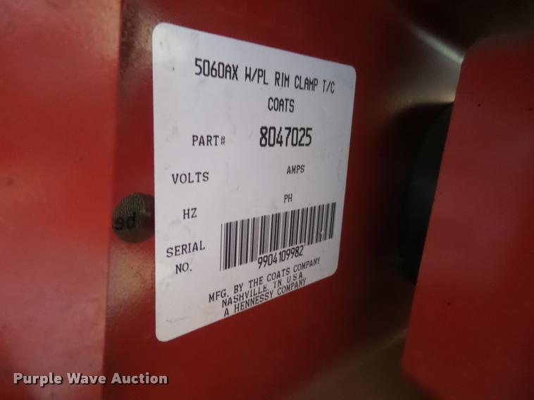 image for item DA6288 Coats 5060AX rim clamp tire machine