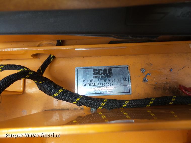 image for item DA6289 2010 Scag Turf Tiger ZTR lawn mower