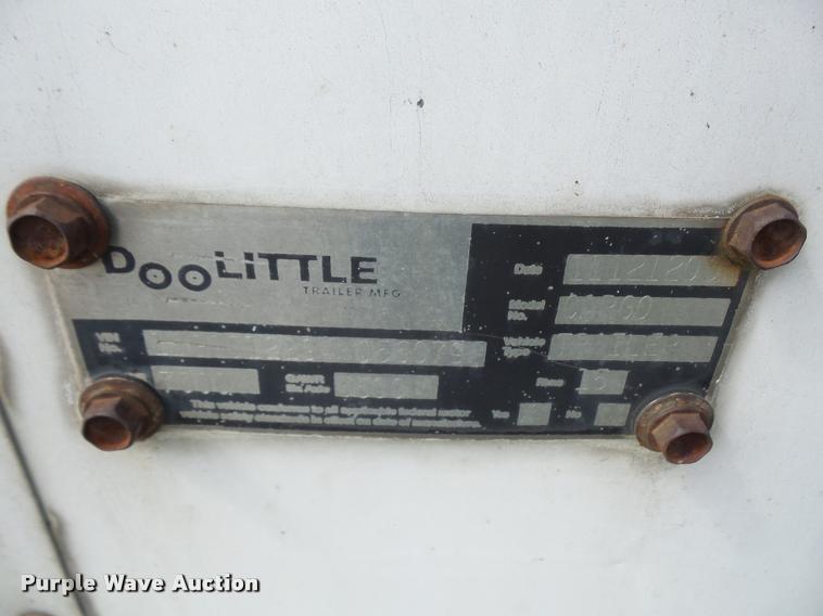 image for item DA6365 2004 Doolittle cargo trailer