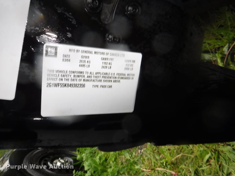 image for item DA8179 2004 Chevrolet Impala