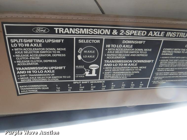 image for item DA8183 1985 Ford F800 crane truck