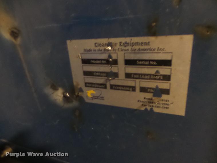 image for item DA9470 Clean Air welding table