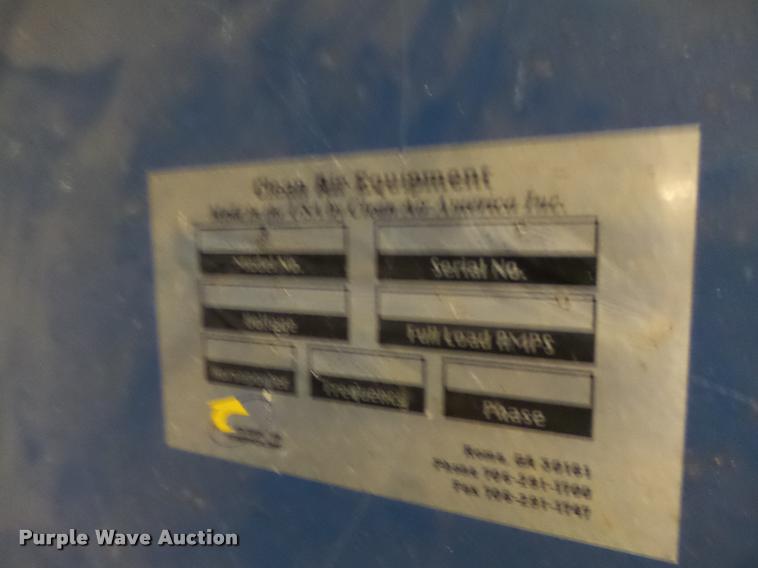 image for item DA9471 Clean Air welding table