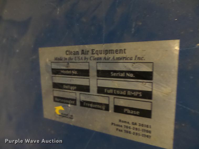 image for item DA9471 Clean Air welding table