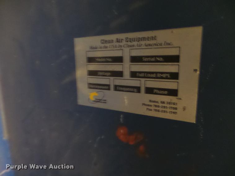 image for item DA9473 Clean Air welding table