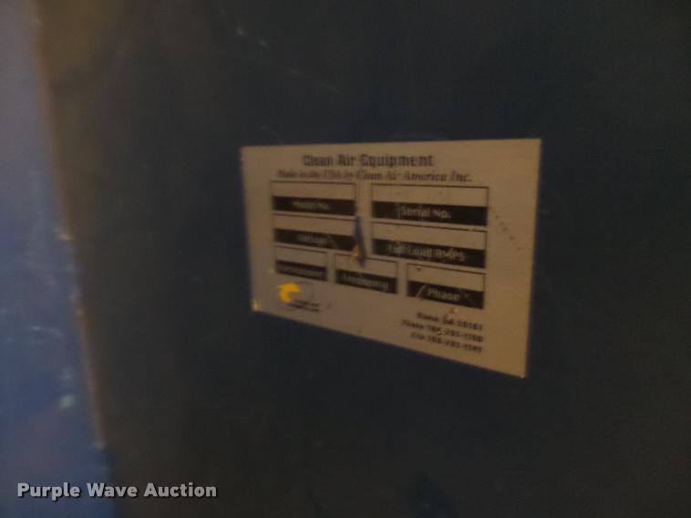 image for item DA9474 Clean Air welding table