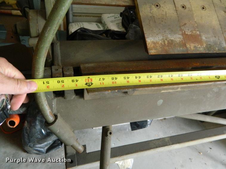 image for item DA9735 Whitney U416 metal brake