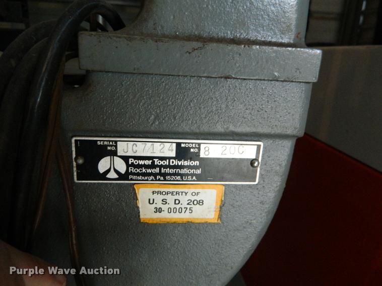 image for item DA9736 Rockwell 820C band saw