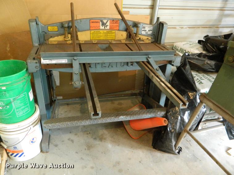 image for item DA9737 Whitney Pexco sheet metal shear