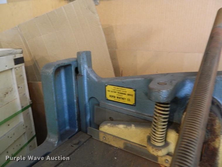 image for item DA9737 Whitney Pexco sheet metal shear