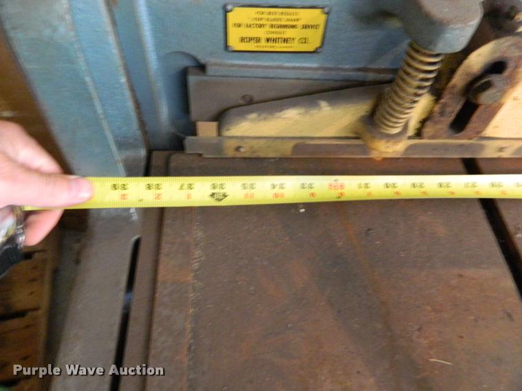 image for item DA9737 Whitney Pexco sheet metal shear