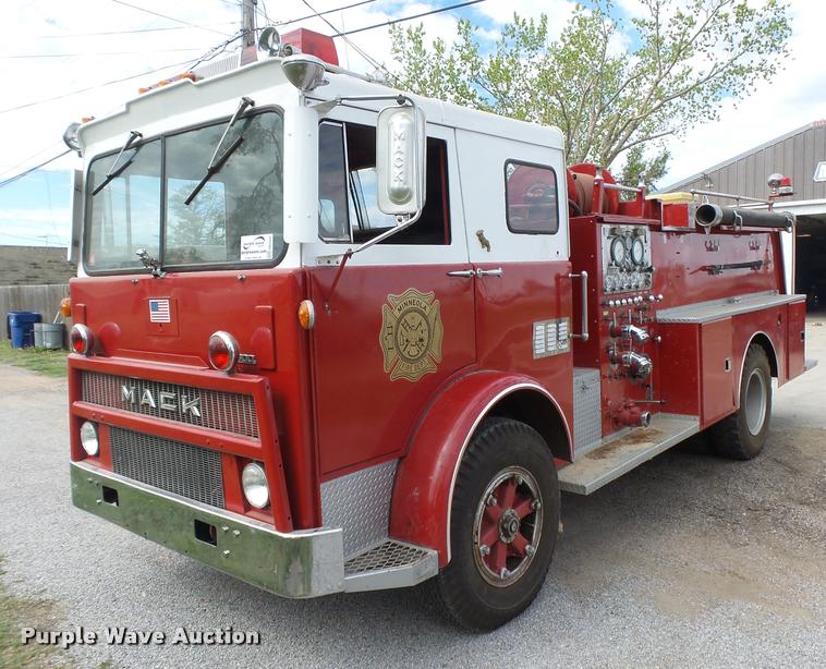 image for item DB2544 1974 Mack MB-685 fire truck