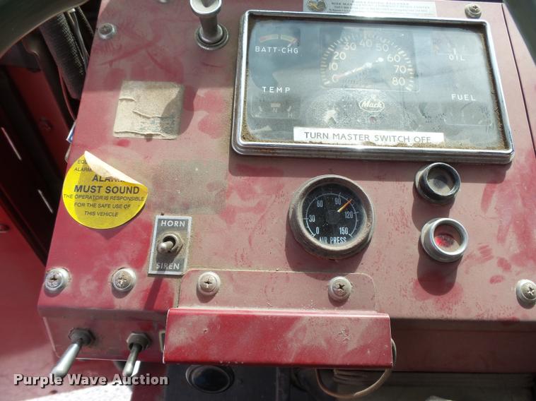 image for item DB2544 1974 Mack MB-685 fire truck