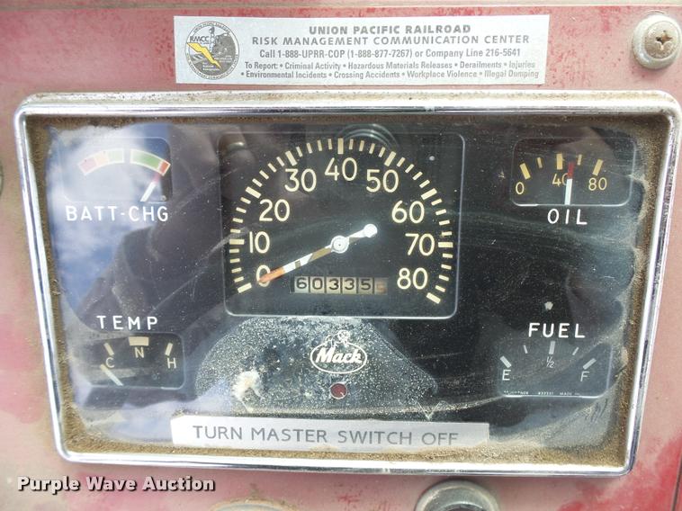 image for item DB2544 1974 Mack MB-685 fire truck