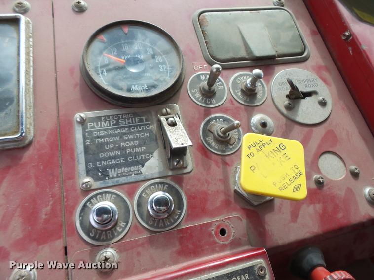 image for item DB2544 1974 Mack MB-685 fire truck