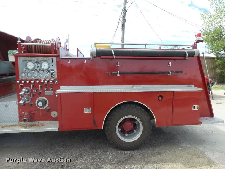 image for item DB2544 1974 Mack MB-685 fire truck