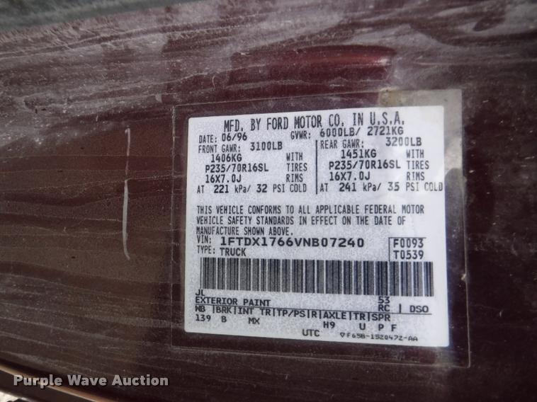 image for item DB3922 1997 Ford F150 XLT SuperCab pickup truck