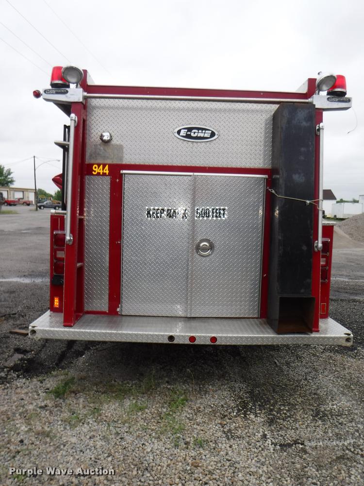 image for item DB3923 1997 International 2554 tanker fire truck
