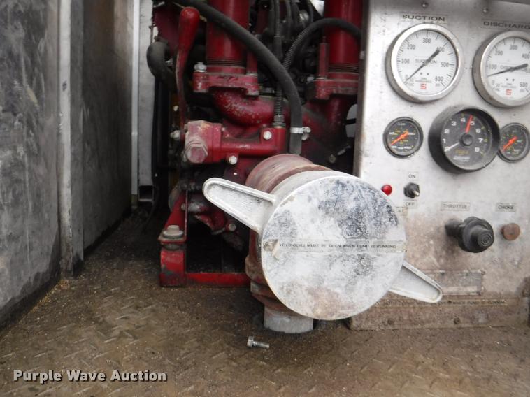 image for item DB3923 1997 International 2554 tanker fire truck