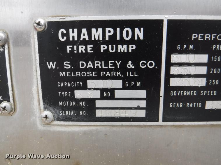 image for item DB3924 1984 Ford L8501 Louisville 101 tanker fire truck