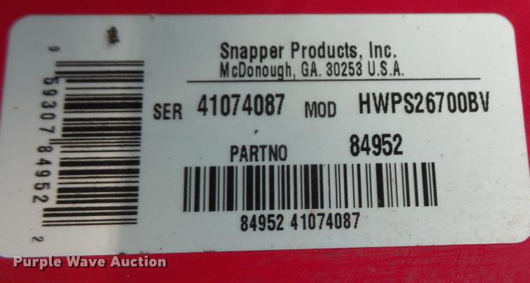 image for item DC9255 Snapper self-propelled mower