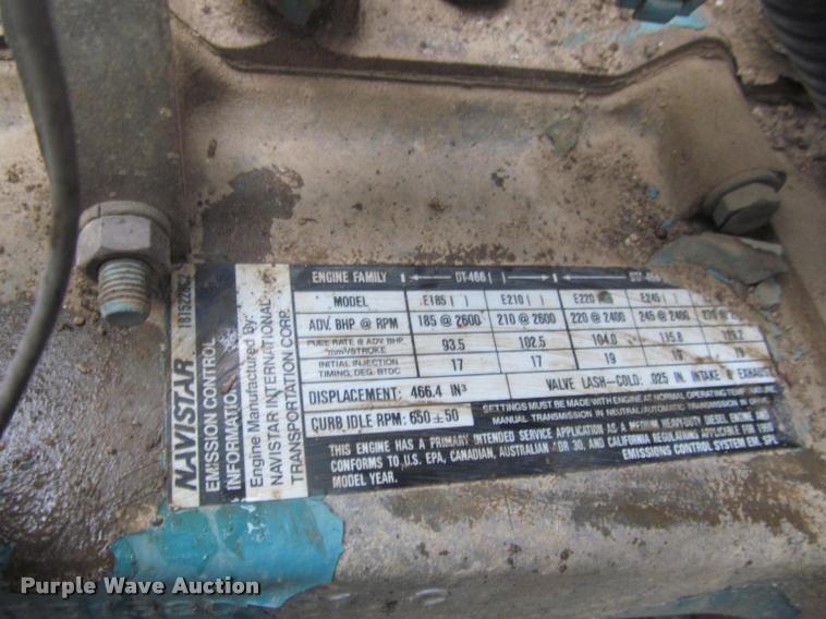 image for item DG9463 1991 International 4900 dump truck