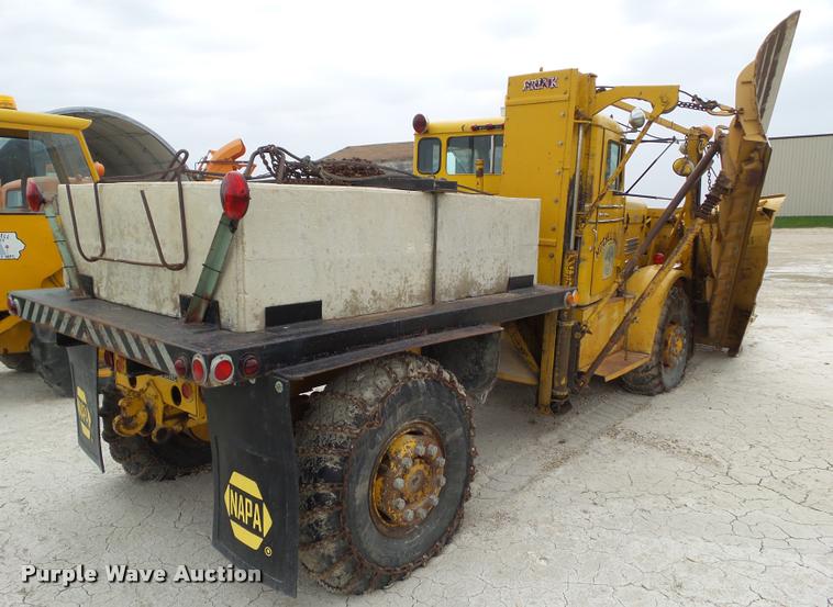 image for item DH9260 1960 Oshkosh W-B-906 flatbed truck