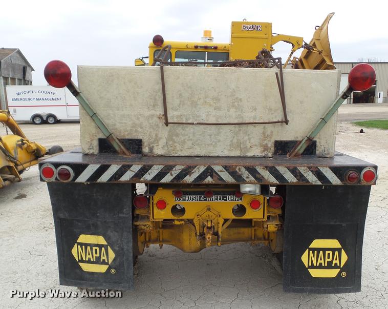 image for item DH9260 1960 Oshkosh W-B-906 flatbed truck