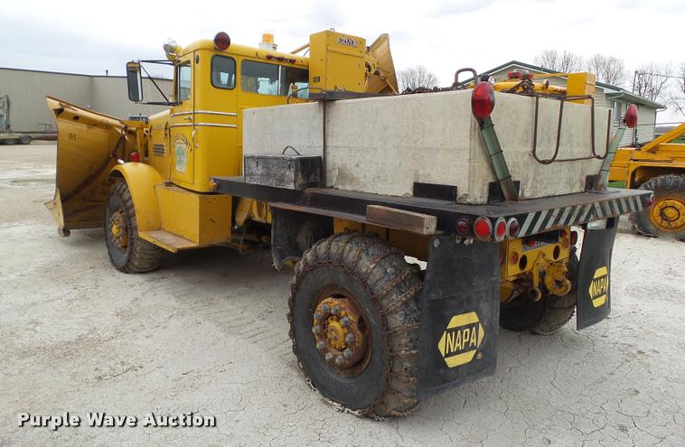 image for item DH9260 1960 Oshkosh W-B-906 flatbed truck