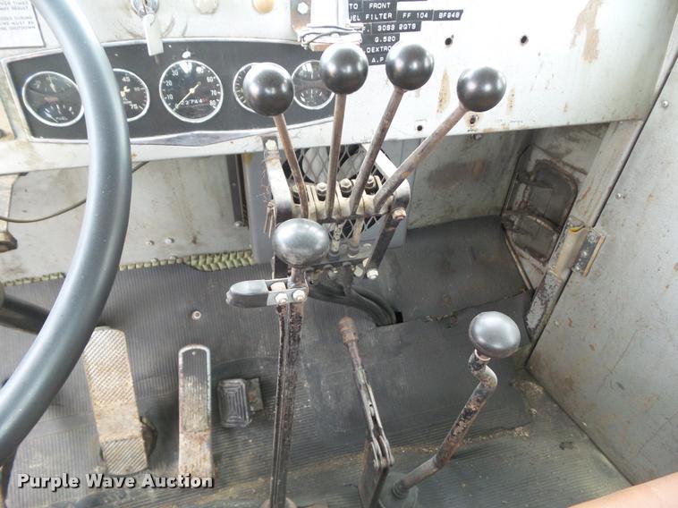 image for item DH9260 1960 Oshkosh W-B-906 flatbed truck