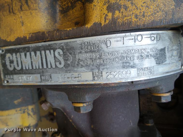 image for item DH9260 1960 Oshkosh W-B-906 flatbed truck