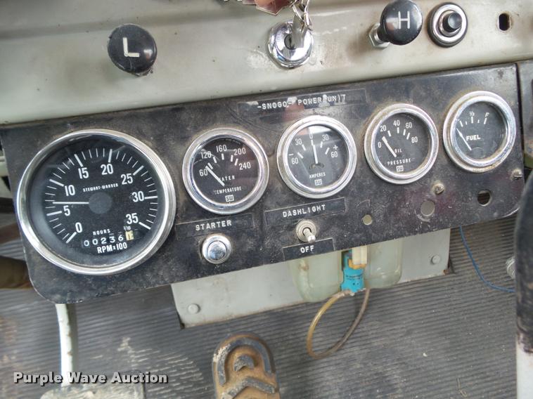 image for item DH9262 1975 FWD KB4-1116 snow thrower truck