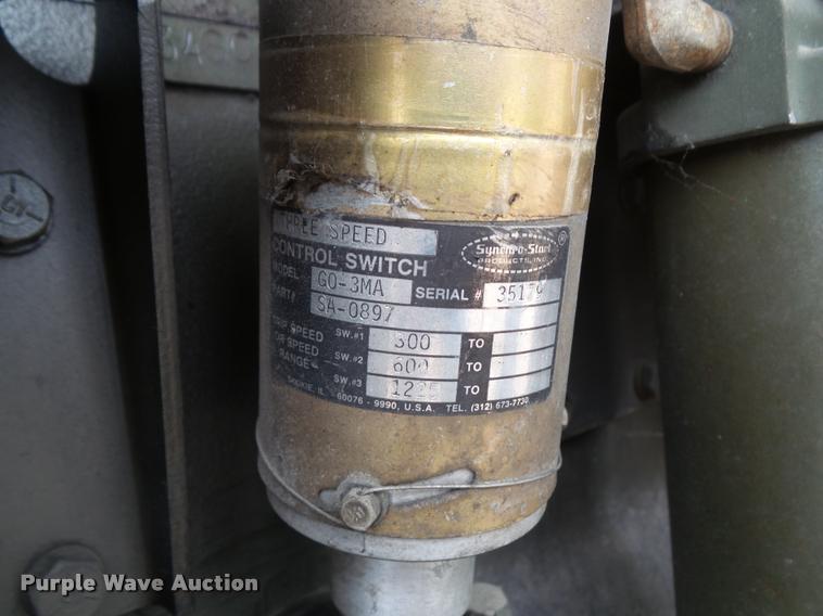 image for item DH9263 1986 John R Hollingsworth Co. MEP-005A generator