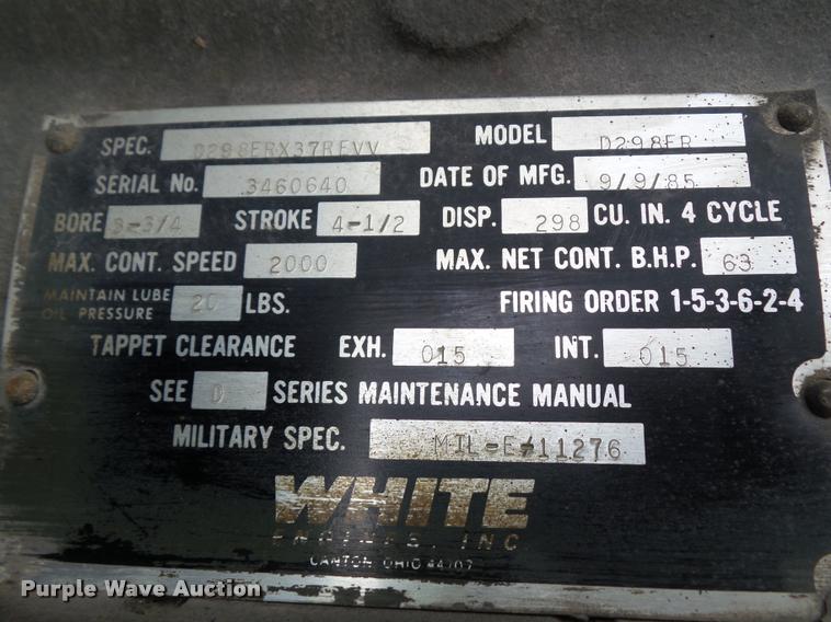 image for item DH9263 1986 John R Hollingsworth Co. MEP-005A generator