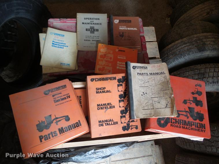 image for item DH9270 Champion manuals