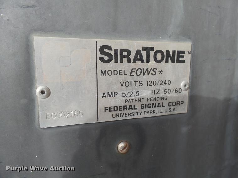 image for item DH9620 Federal Signal rotating siren