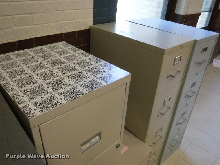 image for item DJ9034 (11) metal filing cabinets