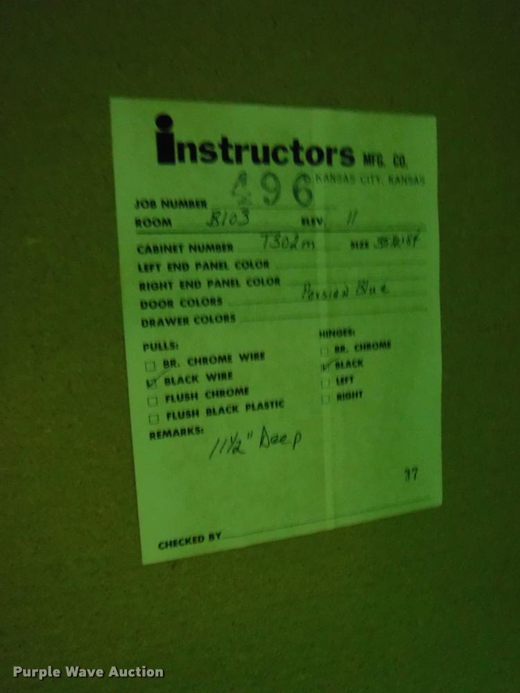 image for item DJ9039 (3) AMS science storage cabinets