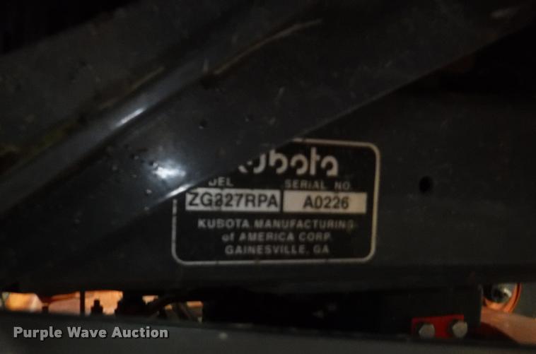 image for item DJ9048 Kubota ZG327 riding lawn mower