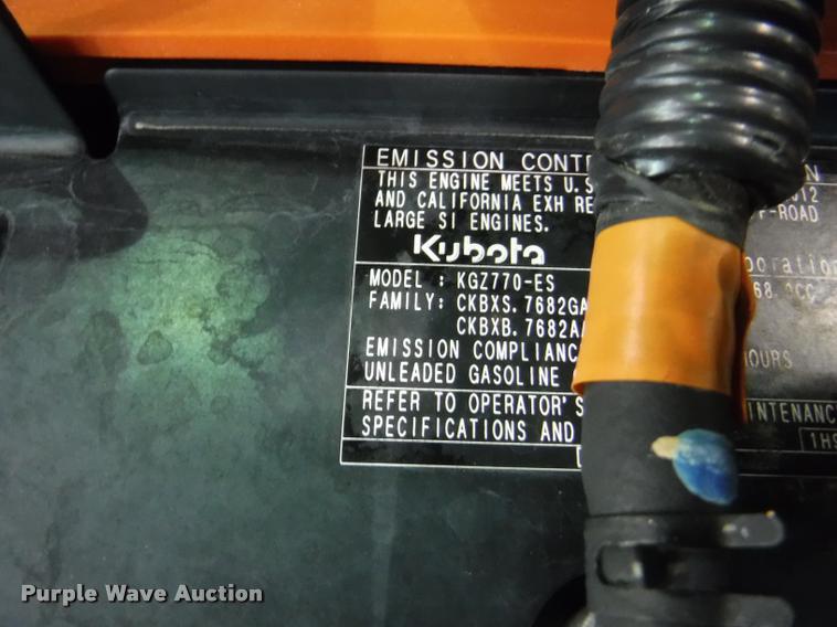 image for item DJ9049 Kubota ZG327 riding lawn mower